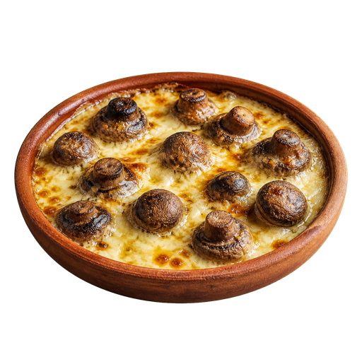 Mushrooms in a Clay Pan sticker illustration