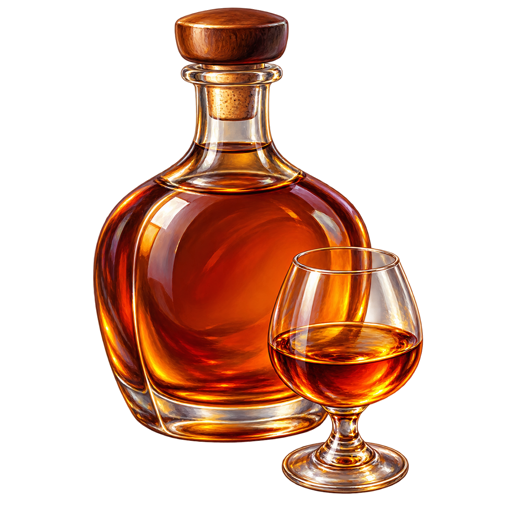 Somerset Cider Brandy sticker illustration