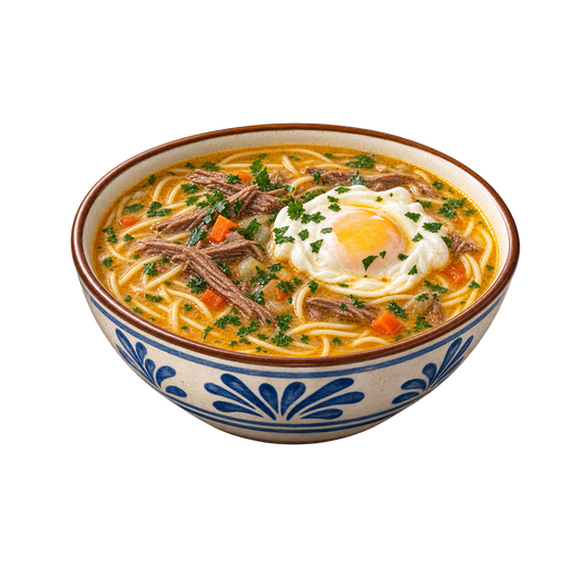 Sopa Criolla sticker illustration