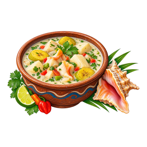 Conch Soup sticker illustration