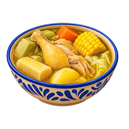 Sopa de Gallina sticker illustration