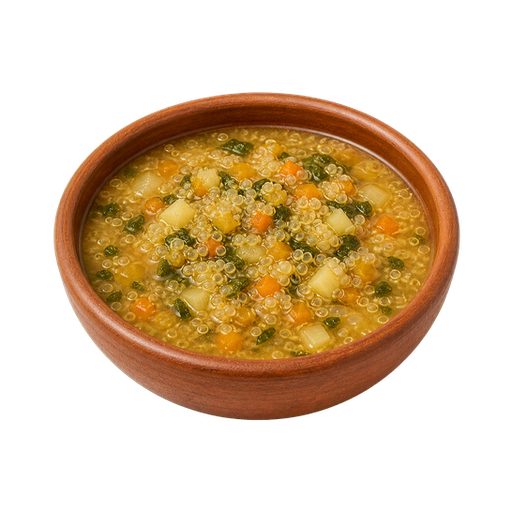 Sopa de Quinoa sticker illustration