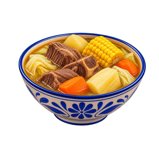 Sopa de Res sticker illustration