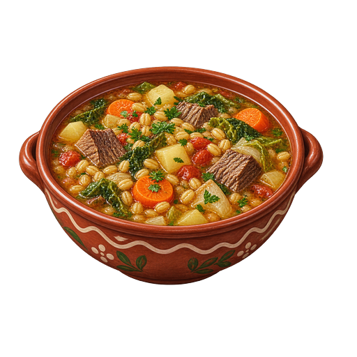 Madeiran Wheat Soup sticker illustration