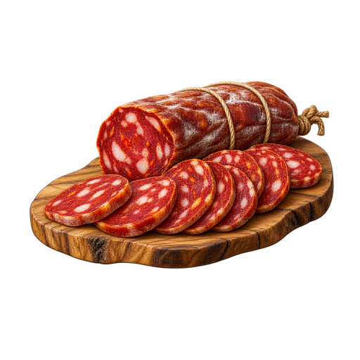 Soppressata di Calabria sticker illustration