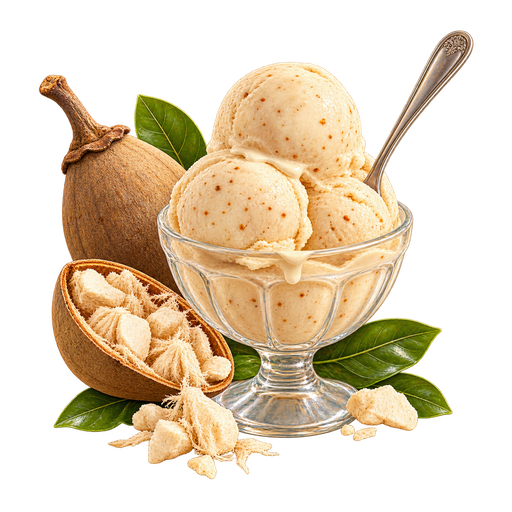 Baobab Frozen Dessert sticker illustration