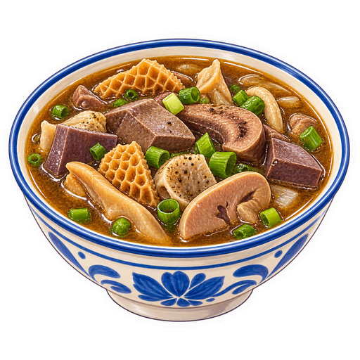 Soup Number Five sticker illustration