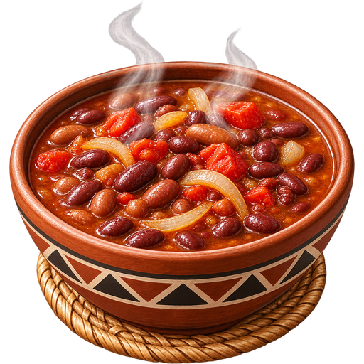 Soupe aux Haricots sticker illustration