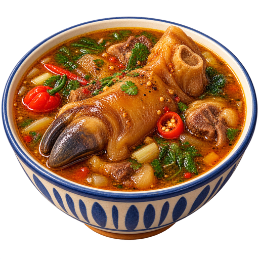 Soupe de Pied sticker illustration