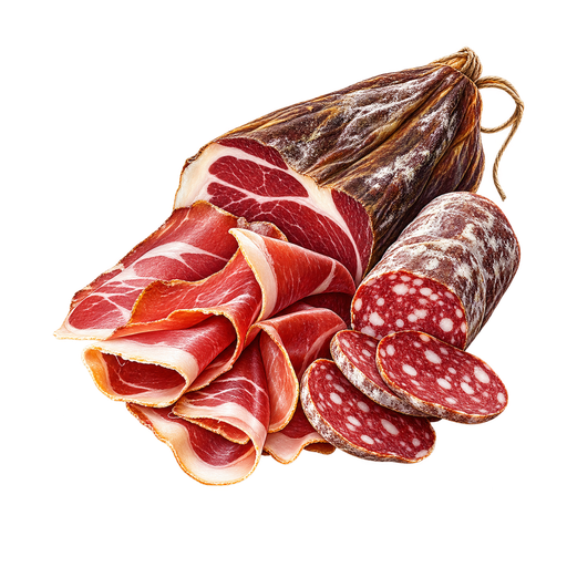 Spekemat (Cured Meats) sticker illustration