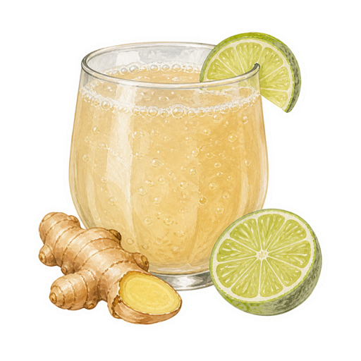 Surinamese Ginger Beer sticker illustration