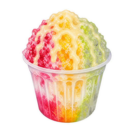Schaafijs sticker illustration