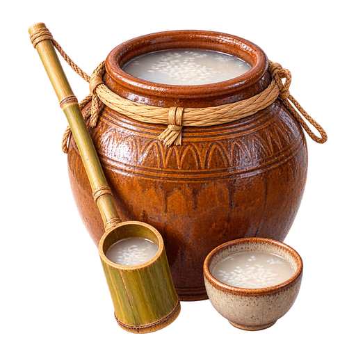 Cambodian Rice Wine sticker illustration