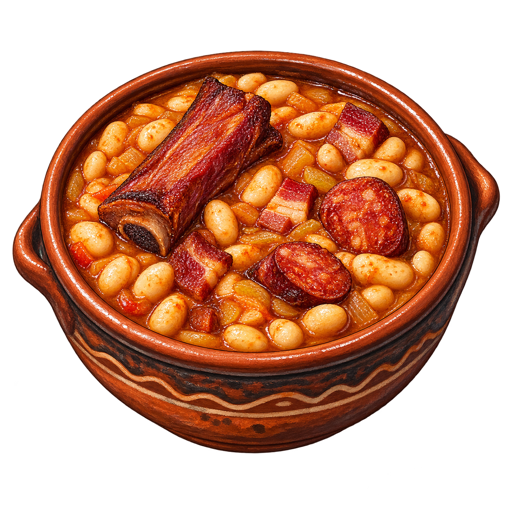 Serbian Bean Stew sticker illustration