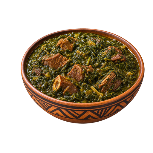 Cassava Leaves Stew sticker illustration