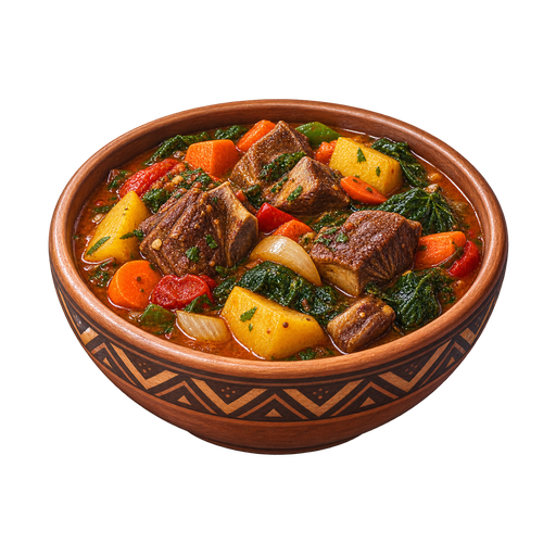 South Sudanese Stew sticker illustration