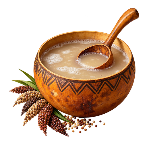 South Sudanese Millet Beer sticker illustration