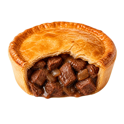 Steak and Ale Pie sticker illustration