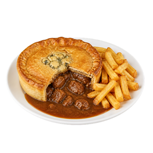 Steak Pie sticker illustration