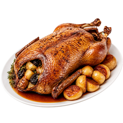 Stegt And (Roast Duck) sticker illustration
