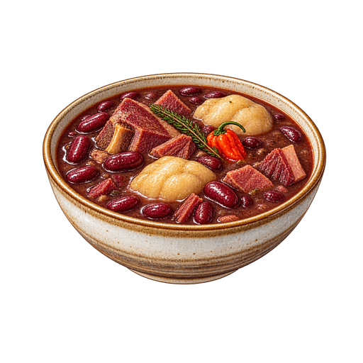 Stew Peas sticker illustration