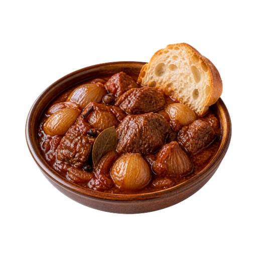 Stifado sticker illustration