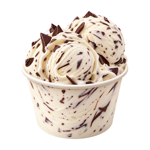 Stracciatella Gelato sticker illustration