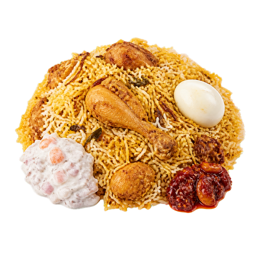 String Hopper Biryani sticker illustration