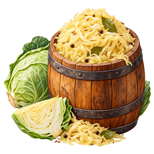 Stupava Cabbage sticker illustration