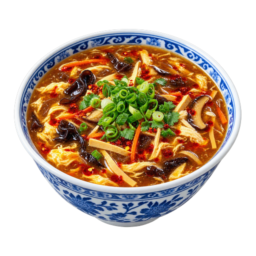 Hot and Sour Soup sticker illustration