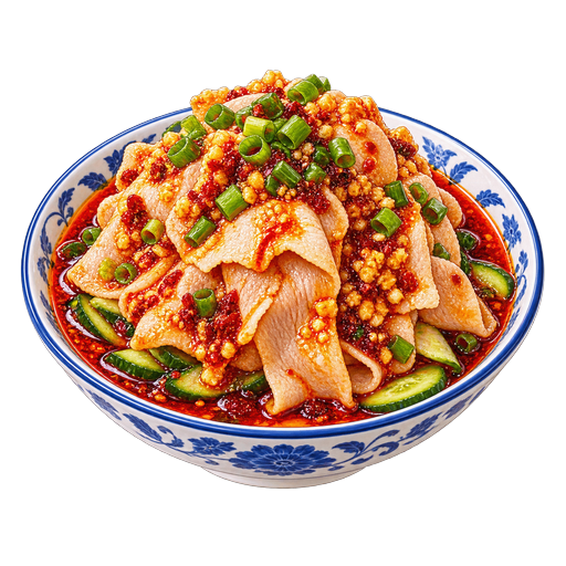 Garlic Pork Belly (Suanni Bairou) sticker illustration