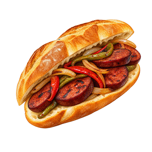 Sucuk Ekmek sticker illustration
