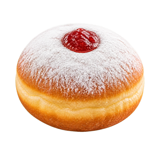 Sufganiyot sticker illustration