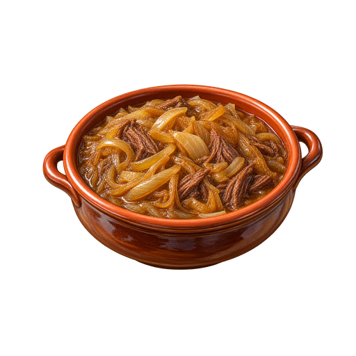 Sugo alla Genovese sticker illustration