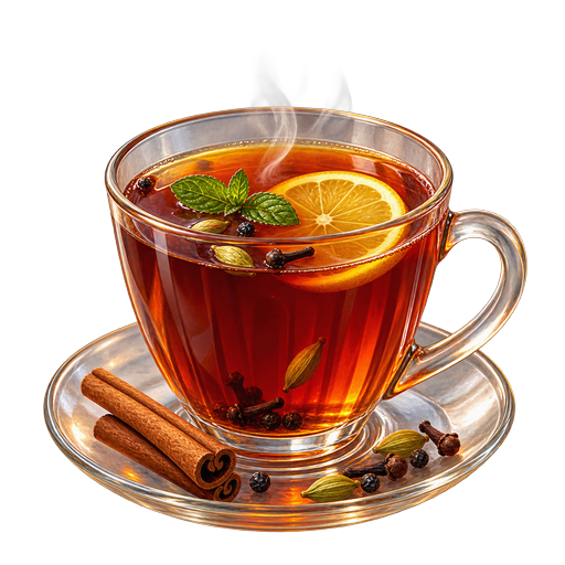Sulaimani Chai sticker illustration