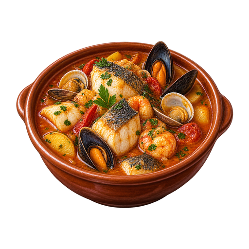 Suquet de Peix sticker illustration