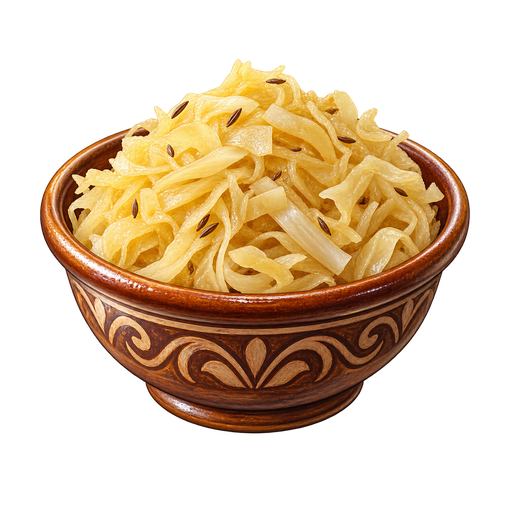 Surkål (Sauerkraut) sticker illustration