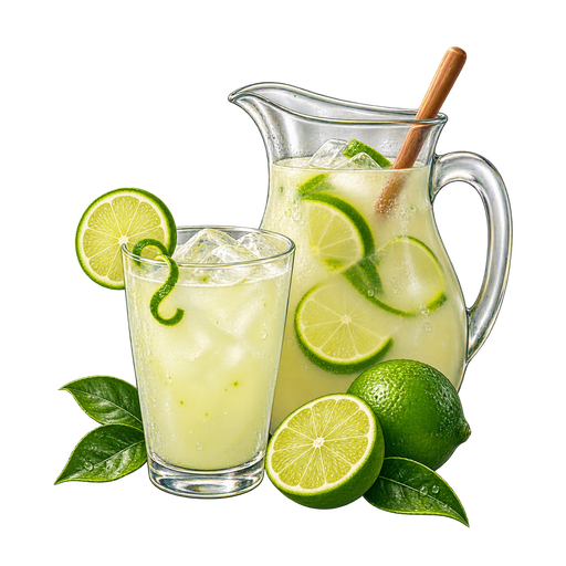 Lime Wash sticker illustration