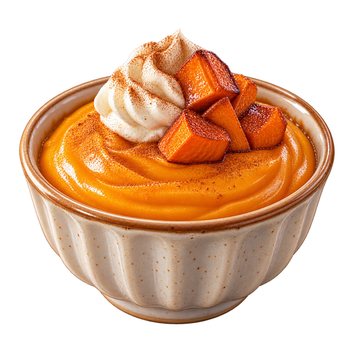 Sweet Potato Pudding sticker illustration