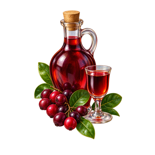 Guavaberry Liqueur sticker illustration