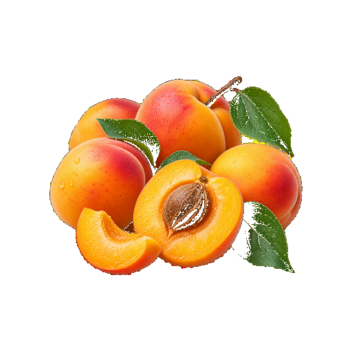 Syrian Apricots sticker illustration