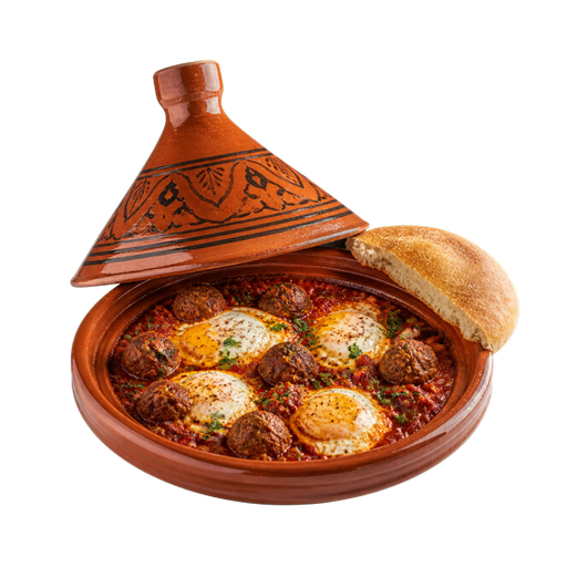 Kefta Tagine (Meatballs & Eggs) sticker illustration