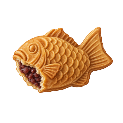 Taiyaki sticker illustration