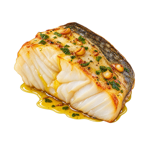 Thick-Cut Salt Cod sticker illustration