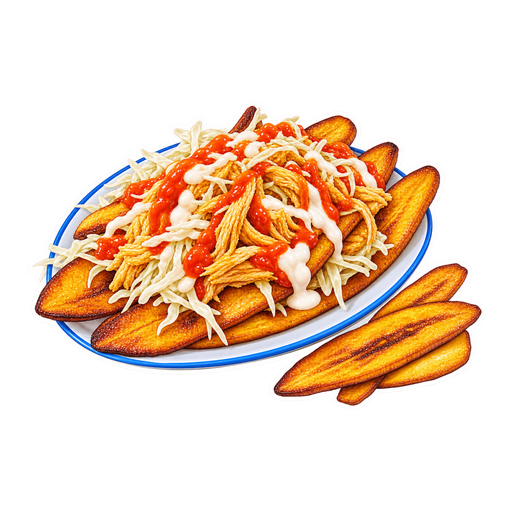 Tajadas sticker illustration