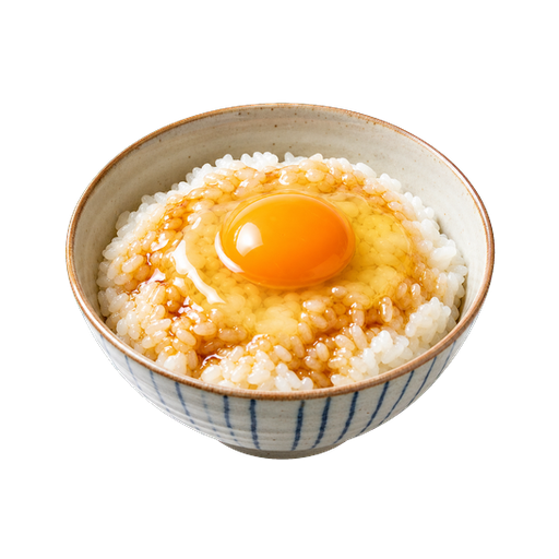 Tamago Kake Gohan sticker illustration