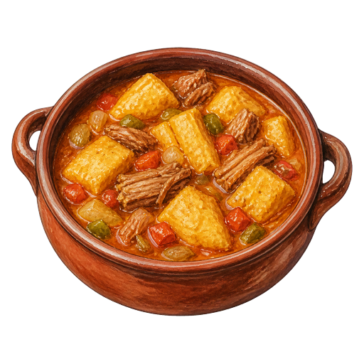 Tamal en Cazuela sticker illustration