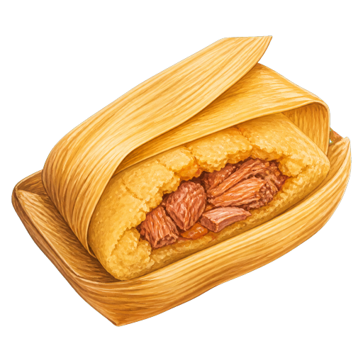 Tamal en Hoja sticker illustration