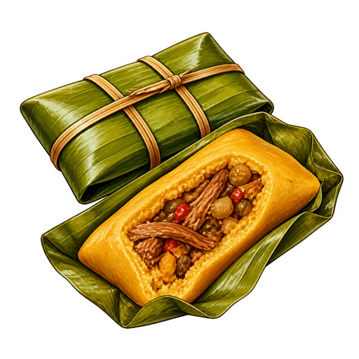 Tamales Ecuatorianos sticker illustration
