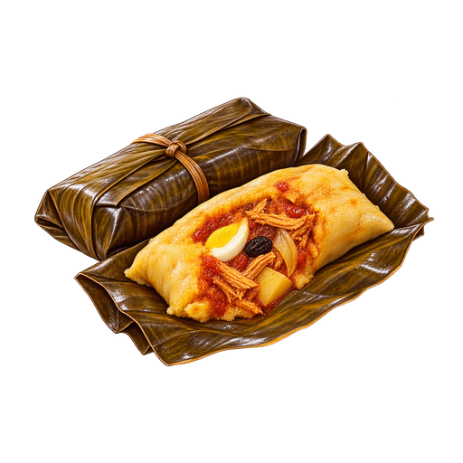 Tamales Salvadoreños sticker illustration
